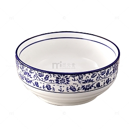 产品实物陶瓷碗青花碗