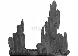 绿色园林装饰假山
