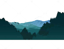 中国风山水