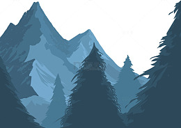 矢量山林
