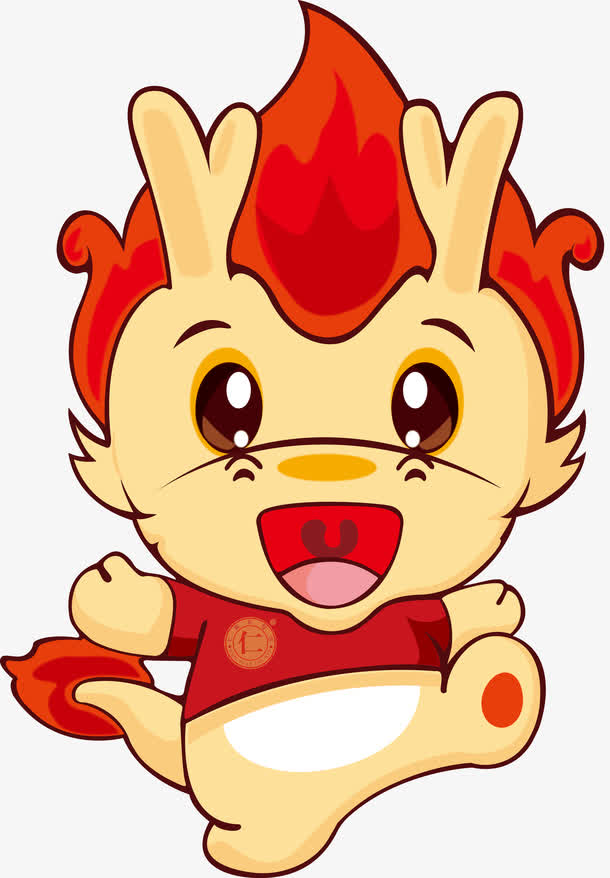 卡通龙矢量素材食品