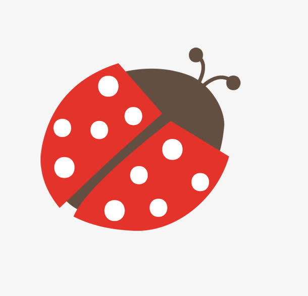 手绘七星瓢虫素材免费下载_觅元素