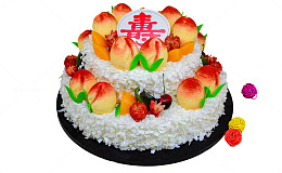 双层寿宴蛋糕