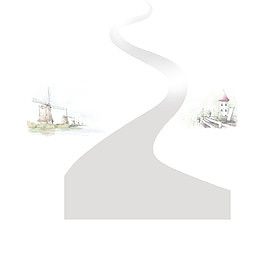 中国风烟雨水墨素材