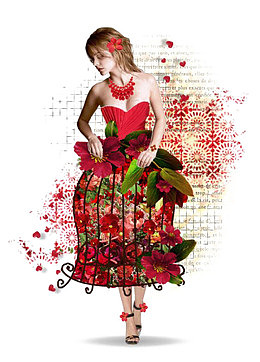 欧美女生免扣元素