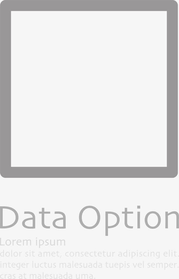 小清新灰色边框