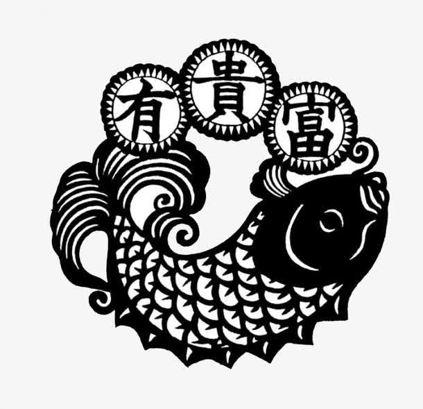剪纸鱼