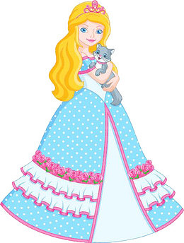 抱着小猫的女孩