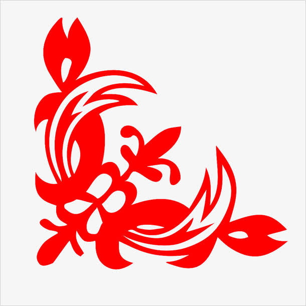 剪纸图案免抠素材免费下载_觅元素51yuansu.com