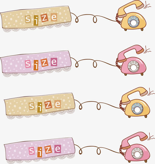 电话连线图片卡通