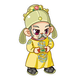 卡通风格李世民