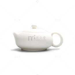 德化白瓷茶壶西施壶