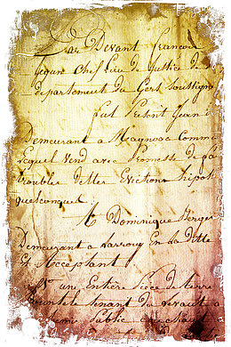 复古英文信件纸张