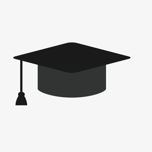 黑色学士帽免抠素材免费下载_觅元素51yuansu.com