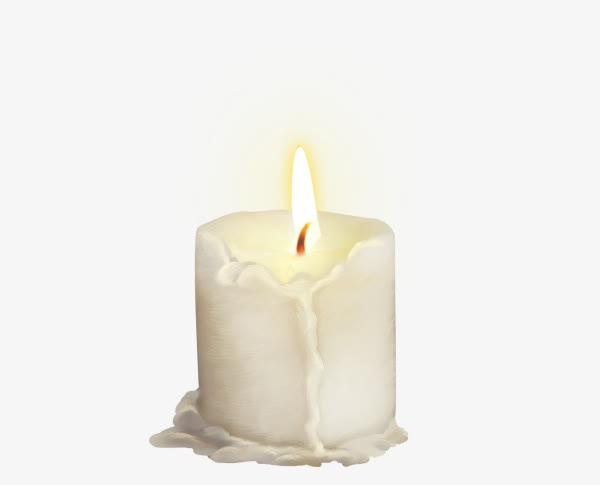 微信白色蜡烛表情图片