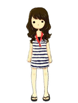 海军风女孩