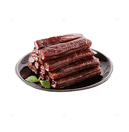 产品实物零食手撕牛肉干