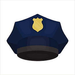 大气警察帽