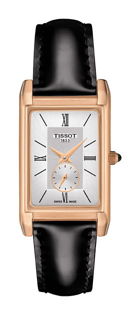 天梭腕表黑色手表女表