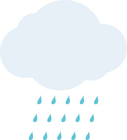 雨天降水