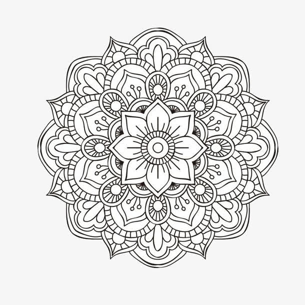 古典花纹纹样设计素材免费下载_觅元素