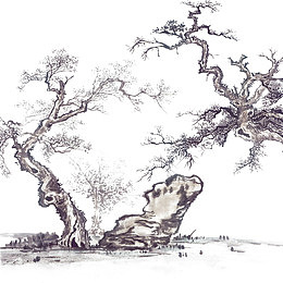 枯藤老树