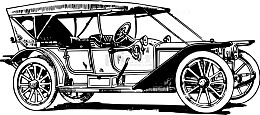 矢量观光车