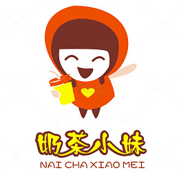 奶茶小妹logo