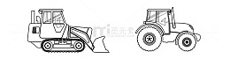 矢量车轮廓