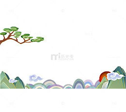 山顶的太阳