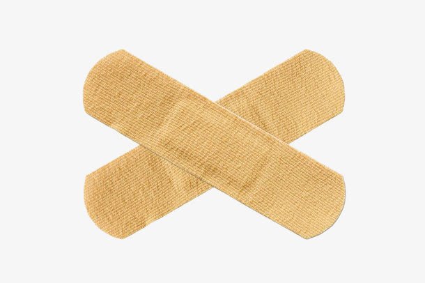 交叉的创可贴素材免费下载_觅元素
