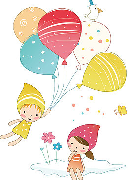 手绘卡通矢量素材