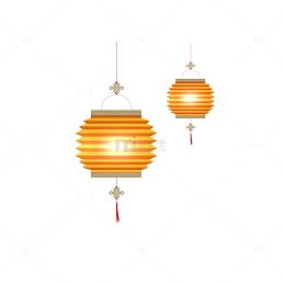 中国风纸灯笼素材