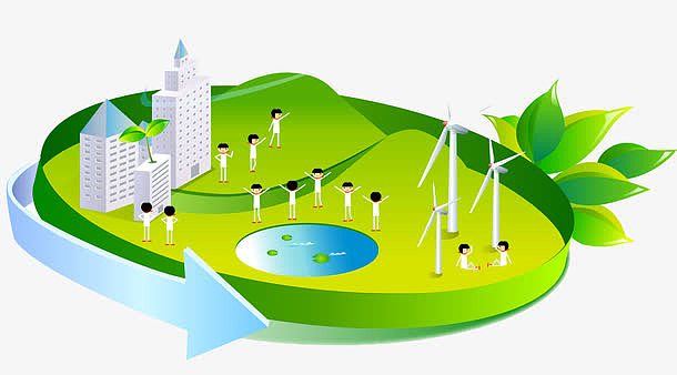 风车蓝色素材_风车蓝色图片元素-觅元素