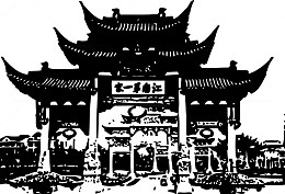 寺庙房屋建筑图