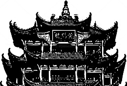 古建筑矢量图