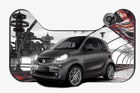 奔驰汽车双十一活动促销装饰图案