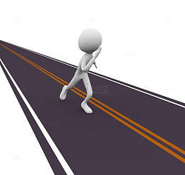 在跑道上奔跑的人