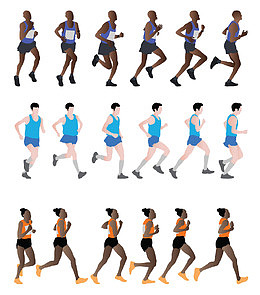 奔跑的姿势