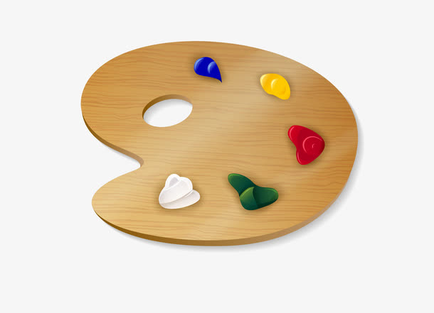 矢量木质调色板素材