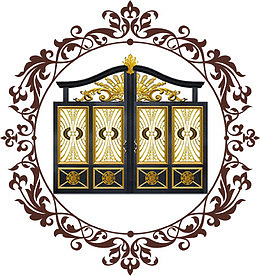 古典屏风大门设计