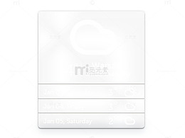 透明天气情况界面