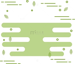 清新叶子底纹背景