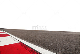 直线赛车跑道风景