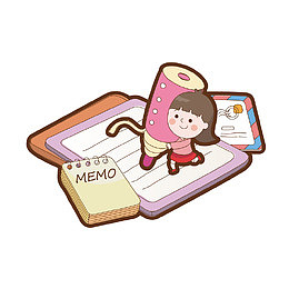 卡通女孩