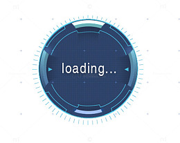 高端蓝loading图