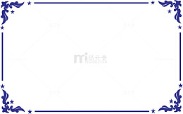 蓝色边框