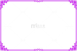 紫色简介边框