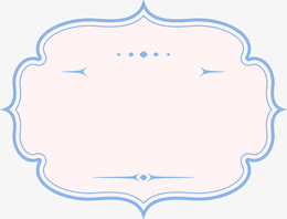 手绘复古欧式花纹促销标签边框