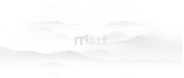卡通漂浮朦胧的远山png